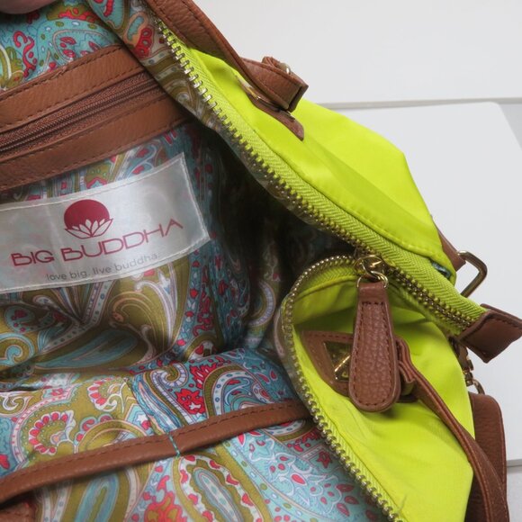 Big Buddha Forest  Convertible Shoulder Bag Tote Satchel - Picture 8 of 9